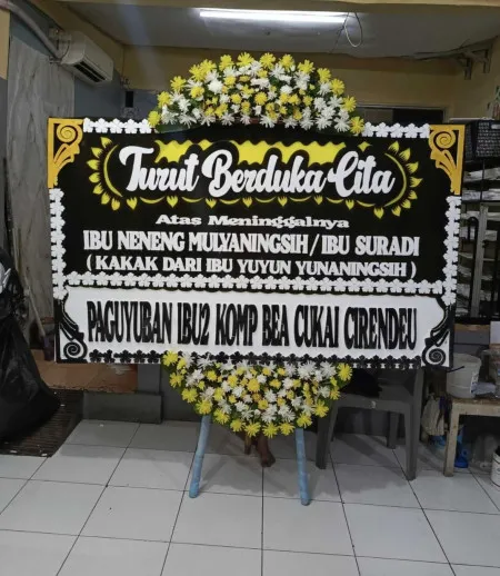 Papan Bunga Duka Tpu Tanah Kusir